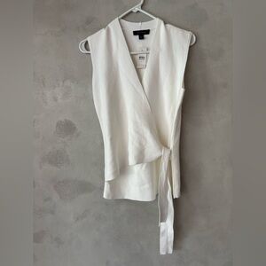 Ann Taylor Knit Side-tie Top, size Small, NWT!